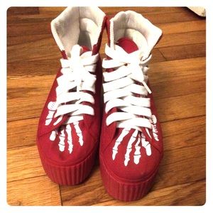 Jeffrey Campbell Skeleton Sneakers